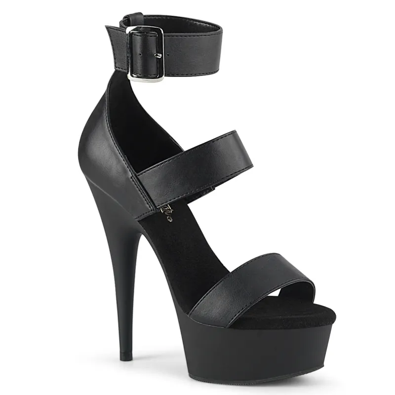 Pleaser Delight-629-Black-Size 9-Clearance sold by Shoe Freaks