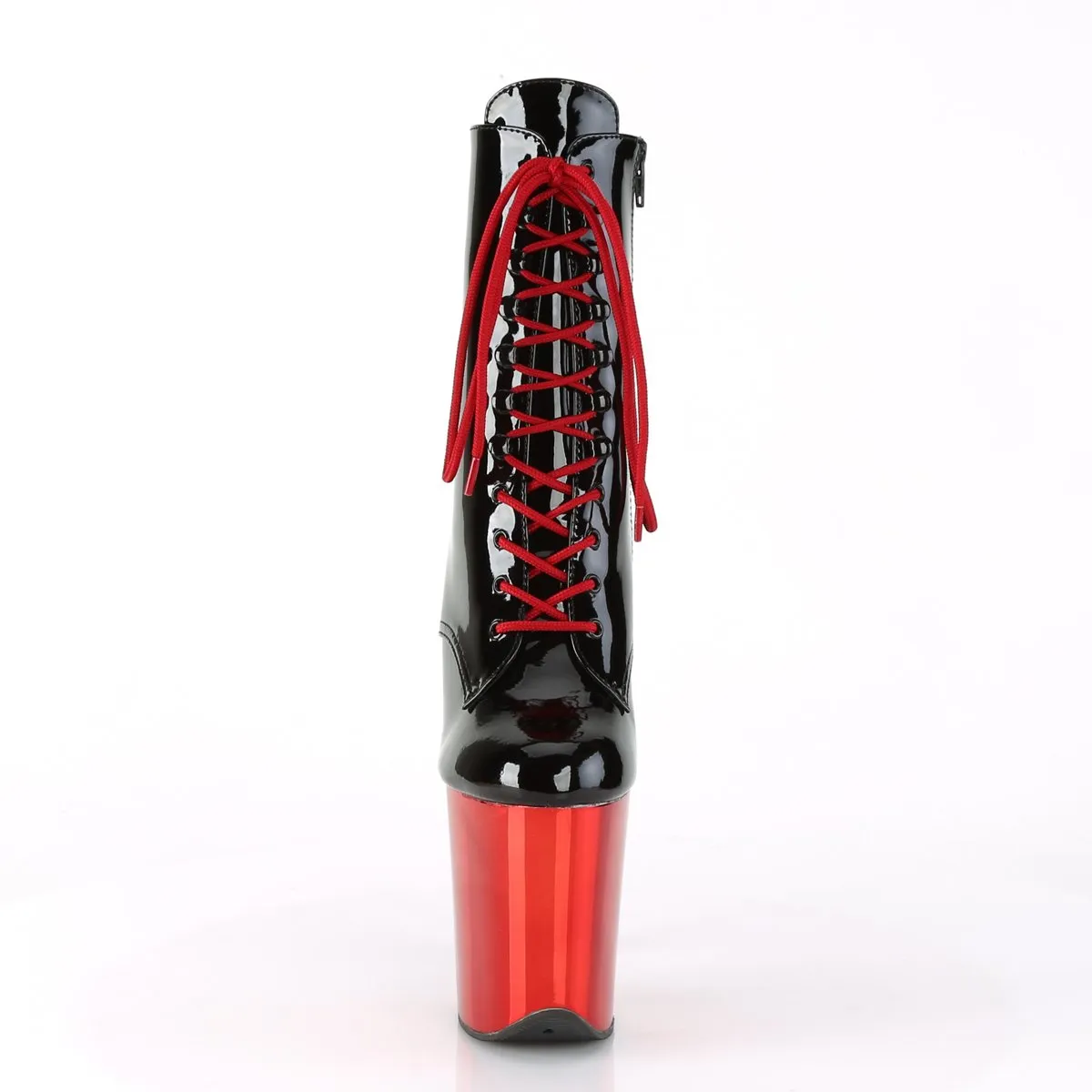 Pleaser Flamingo-1020-Black-Red Chrome-Size 6-Clearance sold by Shoe Freaks product image thumbnail 2
