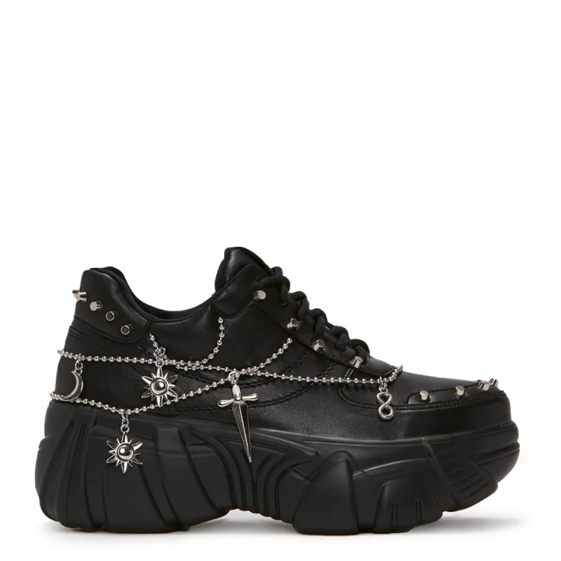 Jinx Mystic Charm Trainers-Black-Size 10-Clearance sold by Shoe Freaks