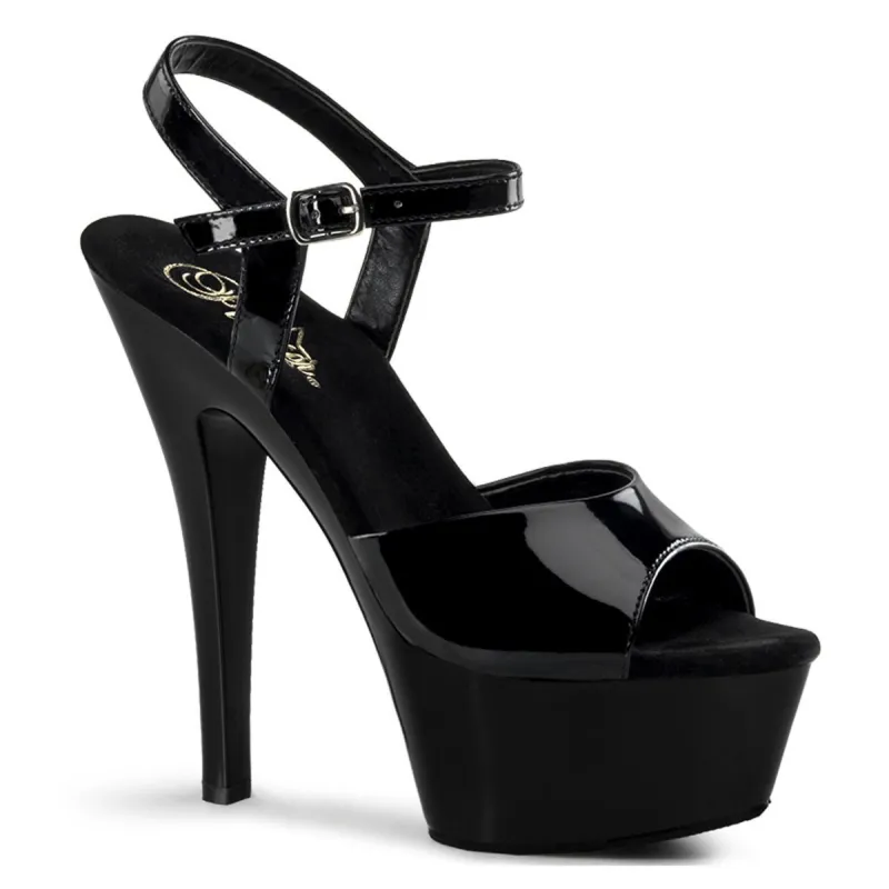 Pleaser Kiss-209-Black-Size 8-Clearance sold by Shoe Freaks