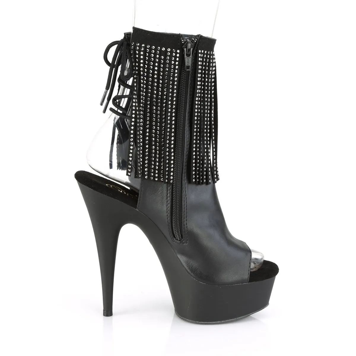 Pleaser Delight-1018RSF-Black-Size 9-Clearance sold by Shoe Freaks product image thumbnail 5
