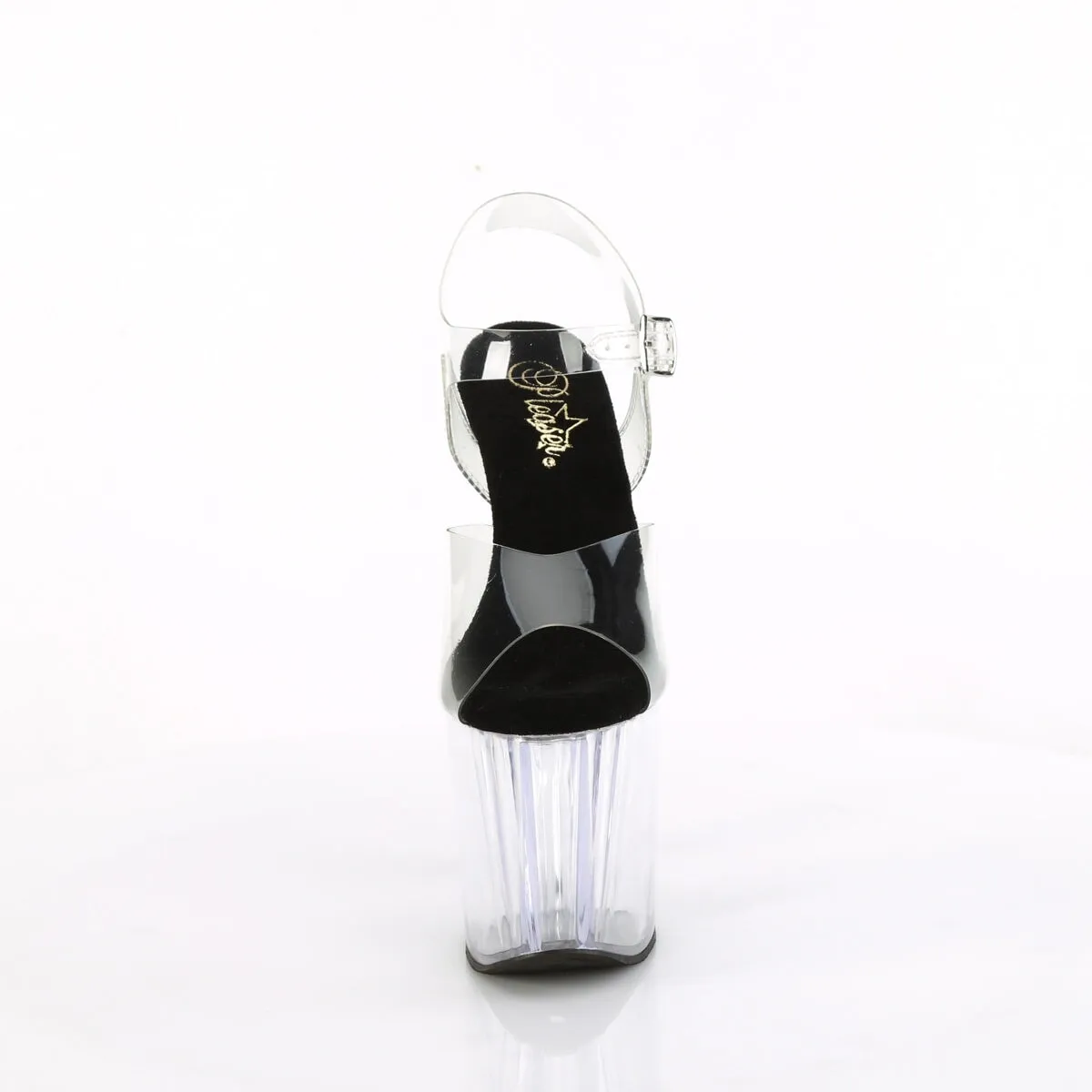 Pleaser Enchant-708-Clear-Black-Size 6-Clearance sold by Shoe Freaks product image thumbnail 2