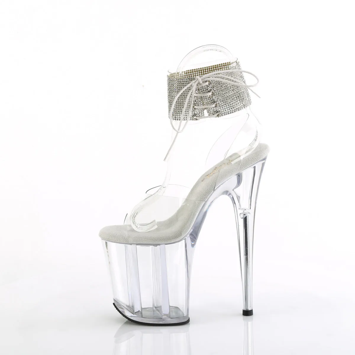 Pleaser Flamingo-891-2RS-Clear/Clear-Size 7-Clearance sold by Shoe Freaks product image thumbnail 3