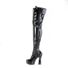 Pleaser Electra-3023-Black-Size 7-Clearance sold by Shoe Freaks