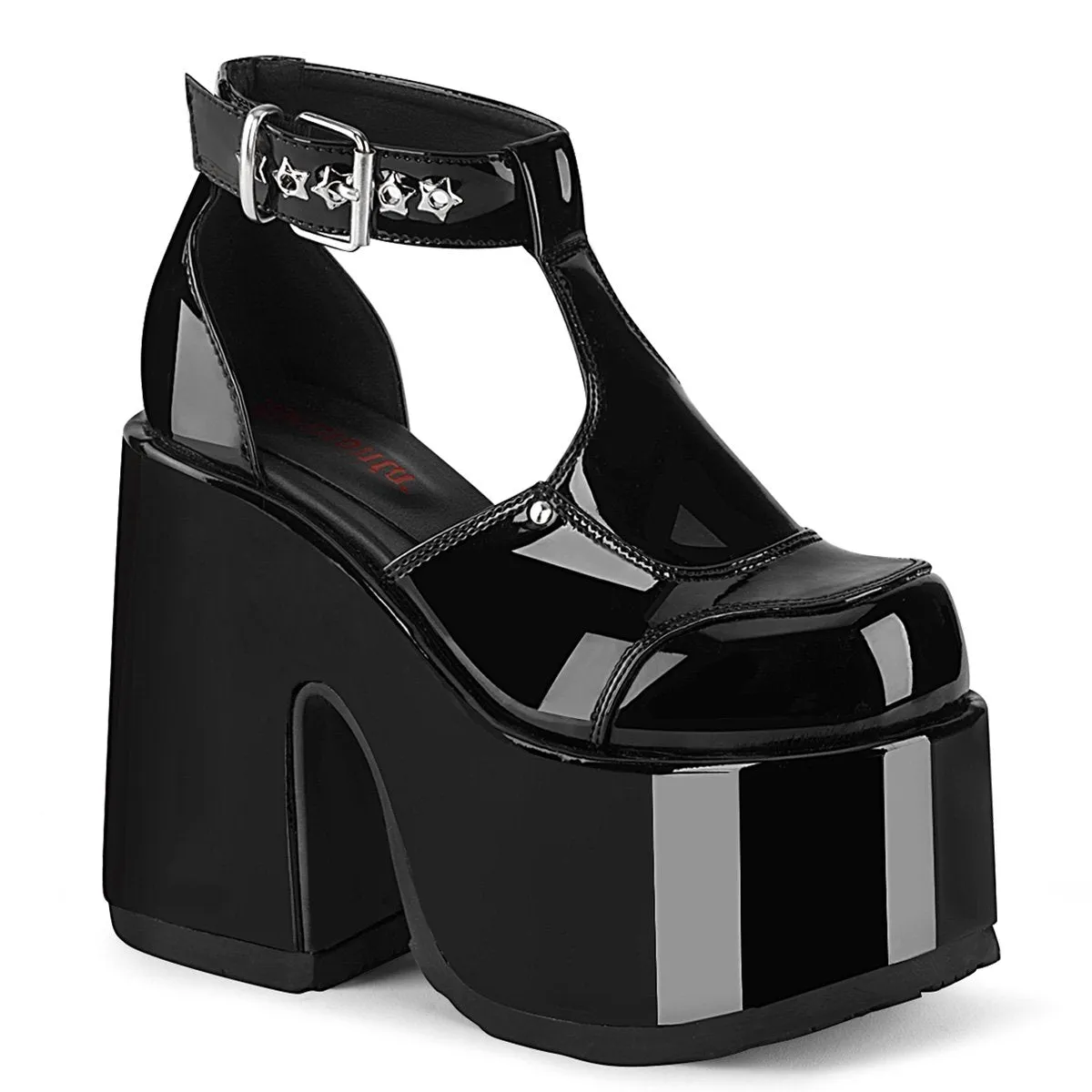Demonia Camel-103-Black-Size 8-Clearance sold by Shoe Freaks