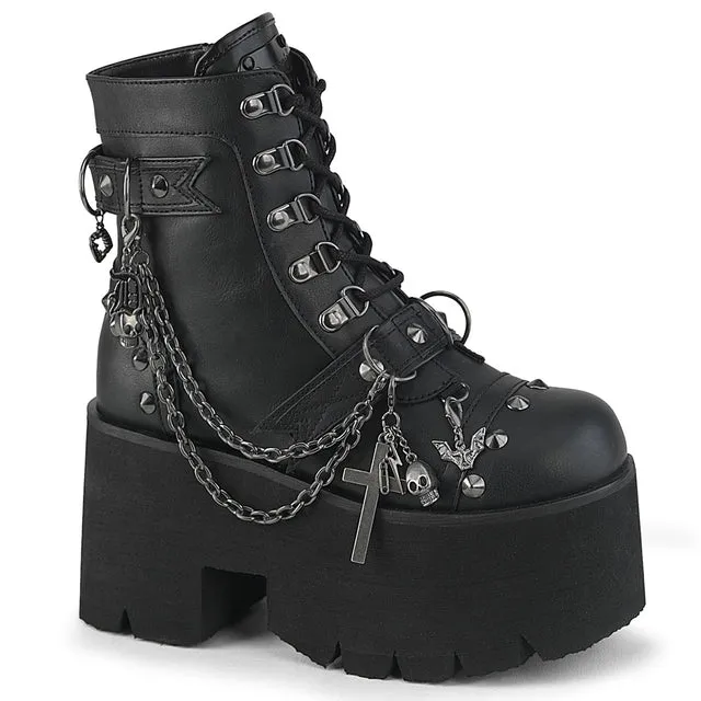 Demonia Ashes-52-Black-Size 8-Clearance sold by Shoe Freaks