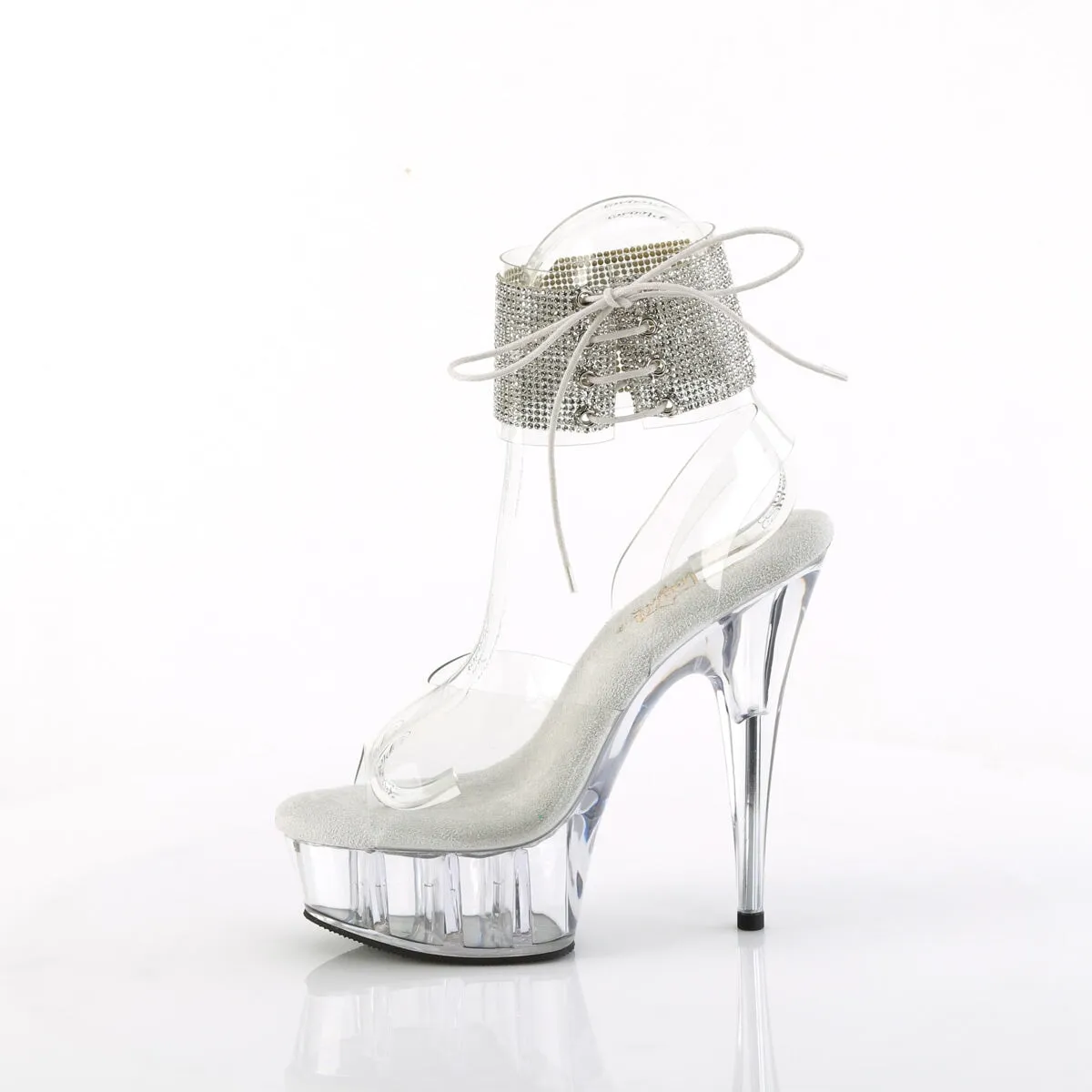 Pleaser Delight-691-2RS-Clear/Clear-Size 8-Clearance sold by Shoe Freaks product image thumbnail 3