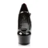 Pleaser Delight-687FH-Black-Red-Size 11-Clearance sold by Shoe Freaks