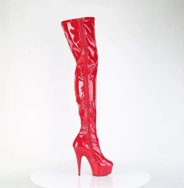 Pleaser Delight-4000-Red-Size 9-Clearance sold by Shoe Freaks product image thumbnail 5