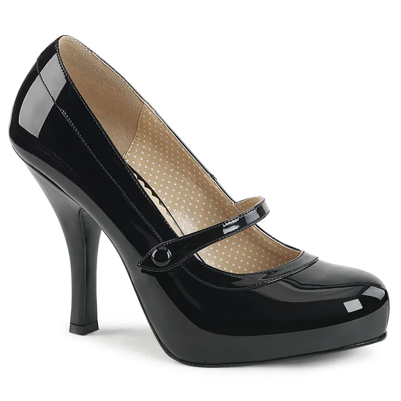 Pleaser Pink Label Pinup-01-Black-Size 11-Clearance sold by Shoe Freaks
