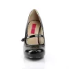 Pleaser Pink Label Pinup-01-Black-Size 11-Clearance sold by Shoe Freaks