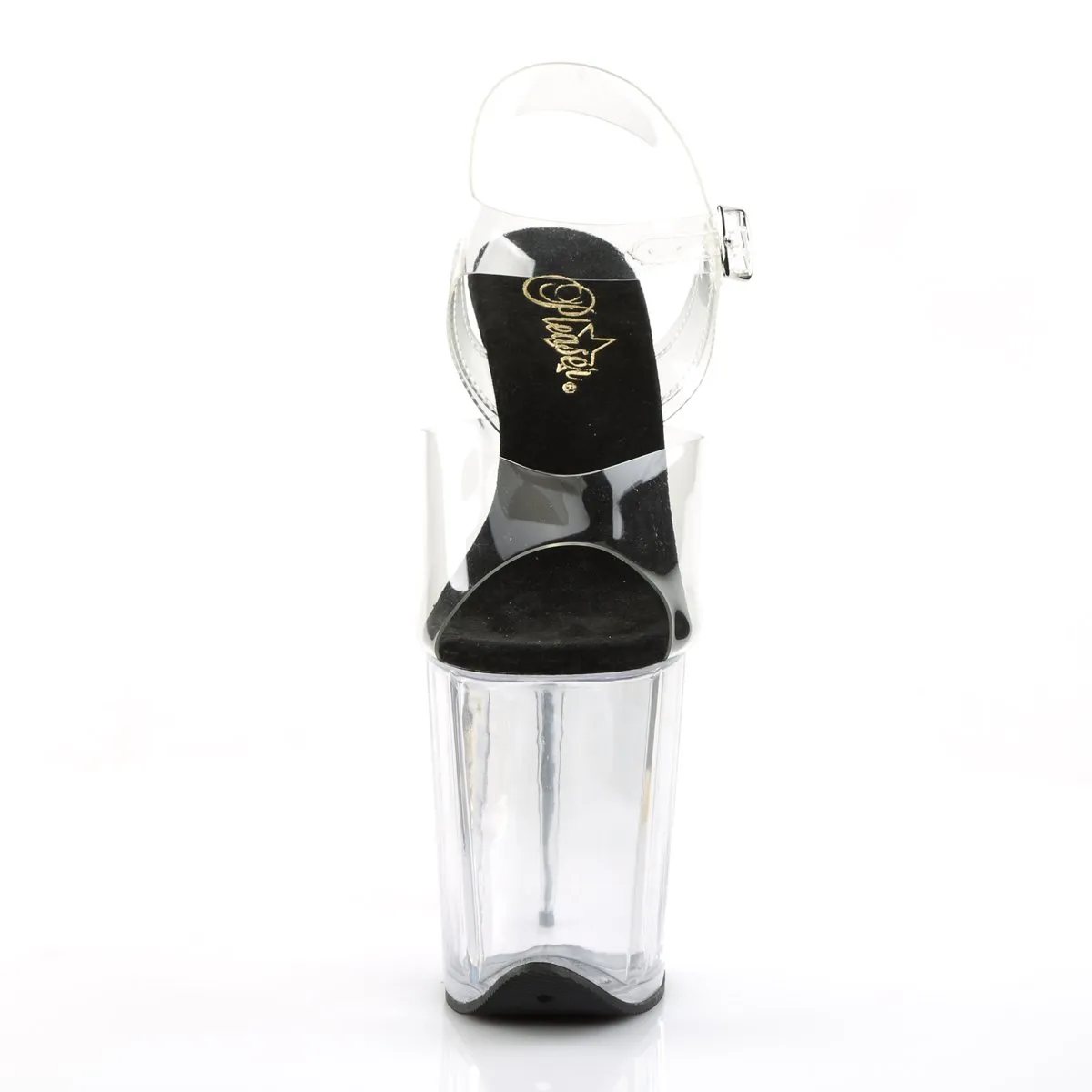 Pleaser Flamingo-808-Clear-Black-Clear-Size 5-Clearance sold by Shoe Freaks product image thumbnail 2