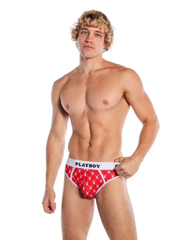 Playboy Mens Argyle Briefs sold by Shoe Freaks