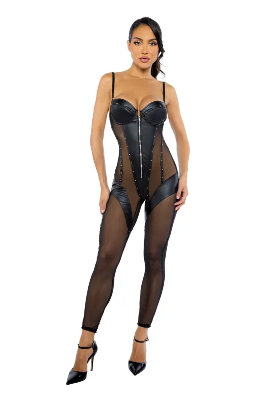 Lust & Leather Catsuit sold by Shoe Freaks