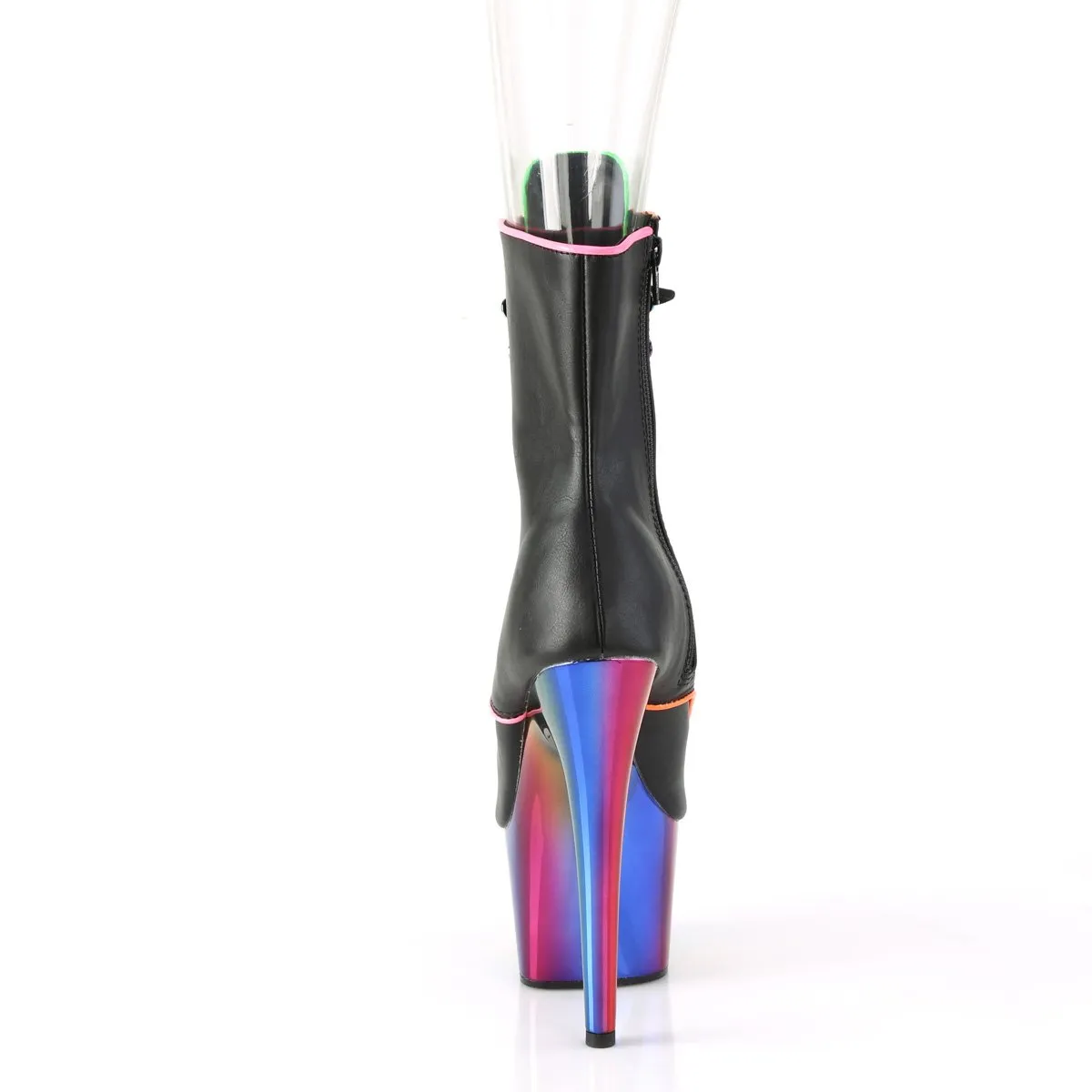 Pleaser Adore-1021RC-02-Black/Rainbow-Size 5-Clearance sold by Shoe Freaks product image thumbnail 4
