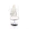 Pleaser Kiss-202-Clear-Size 9-Clearance sold by Shoe Freaks
