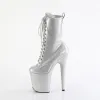 Pleaser Flamingo-1040GP-Silver-Size 10-Clearance sold by Shoe Freaks
