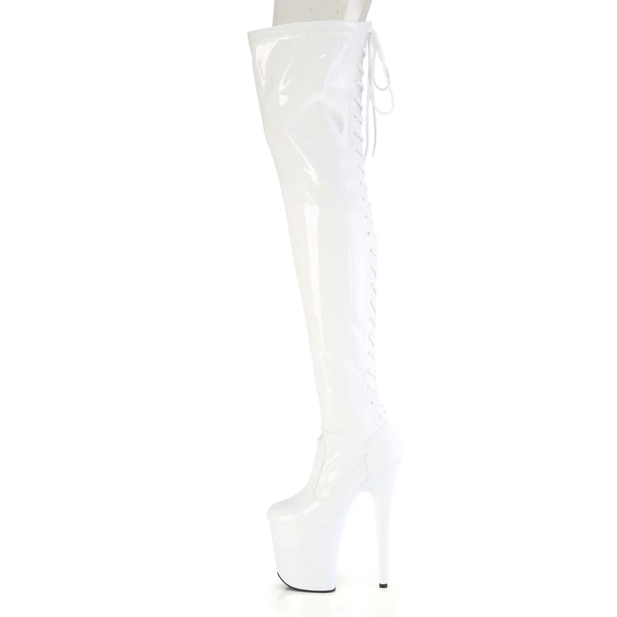Pleaser Flamingo-3850-White-Size 10-Clearance sold by Shoe Freaks product image thumbnail 3
