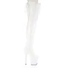 Pleaser Flamingo-3850-White-Size 10-Clearance sold by Shoe Freaks