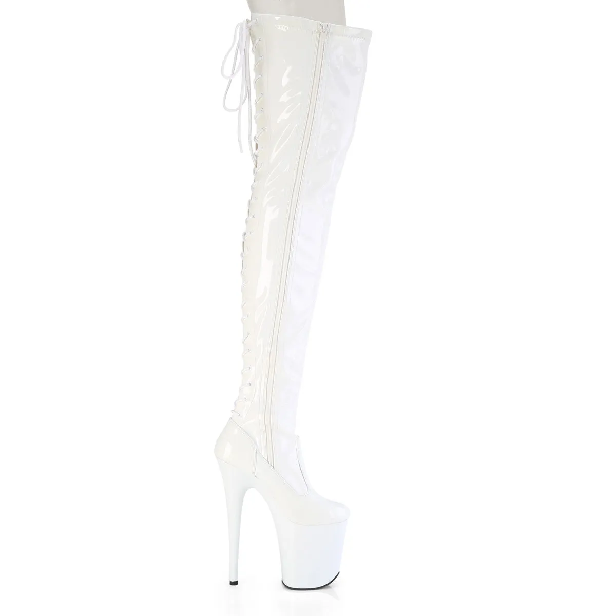 Pleaser Flamingo-3850-White-Size 10-Clearance sold by Shoe Freaks product image thumbnail 5