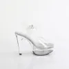 Fabulicious Martini-508-Clear/Clear-Size 6-Clearance sold by Shoe Freaks