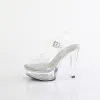 Fabulicious Martini-508-Clear/Clear-Size 6-Clearance sold by Shoe Freaks