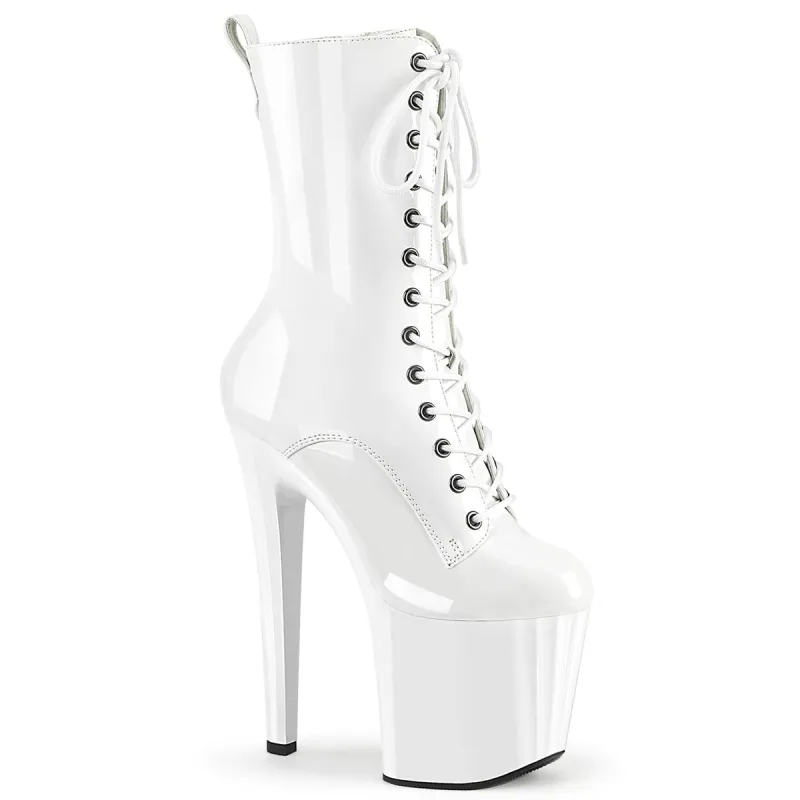 Pleaser Enchant-1040-White-Size 9-Clearance sold by Shoe Freaks