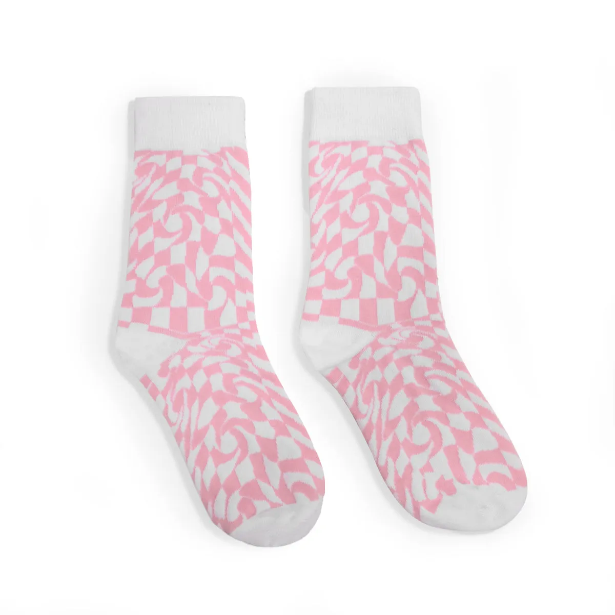 Check Mate Pink Socks sold by Shoe Freaks