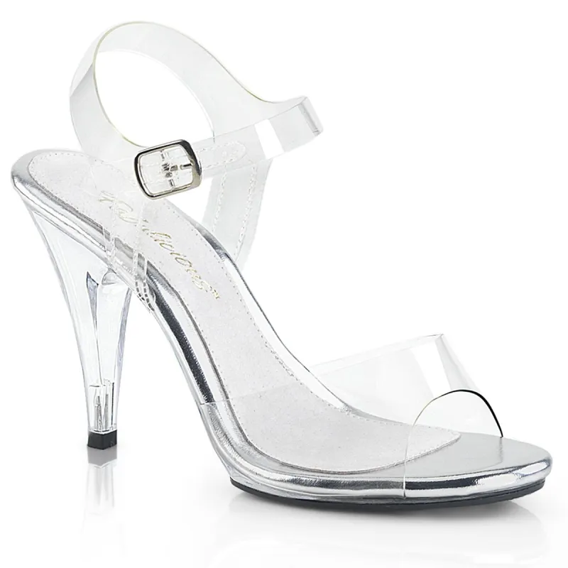 Fabulicious Caress-408-Clear-Size 8-Clearance sold by Shoe Freaks