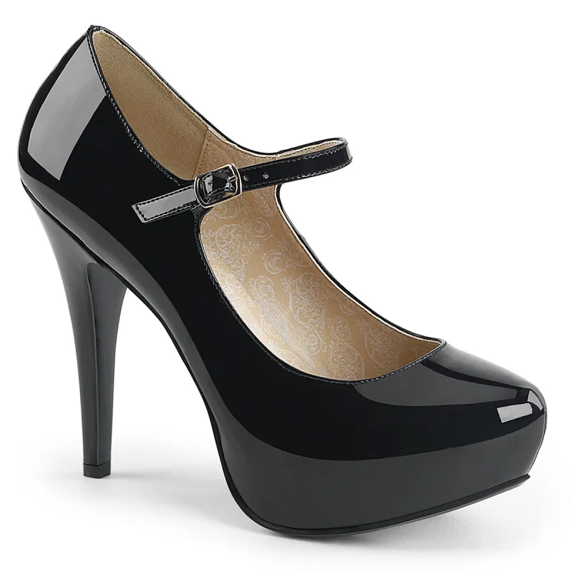 Pleaser Pink Label Chloe-02-Black-Size 13-Clearance sold by Shoe Freaks