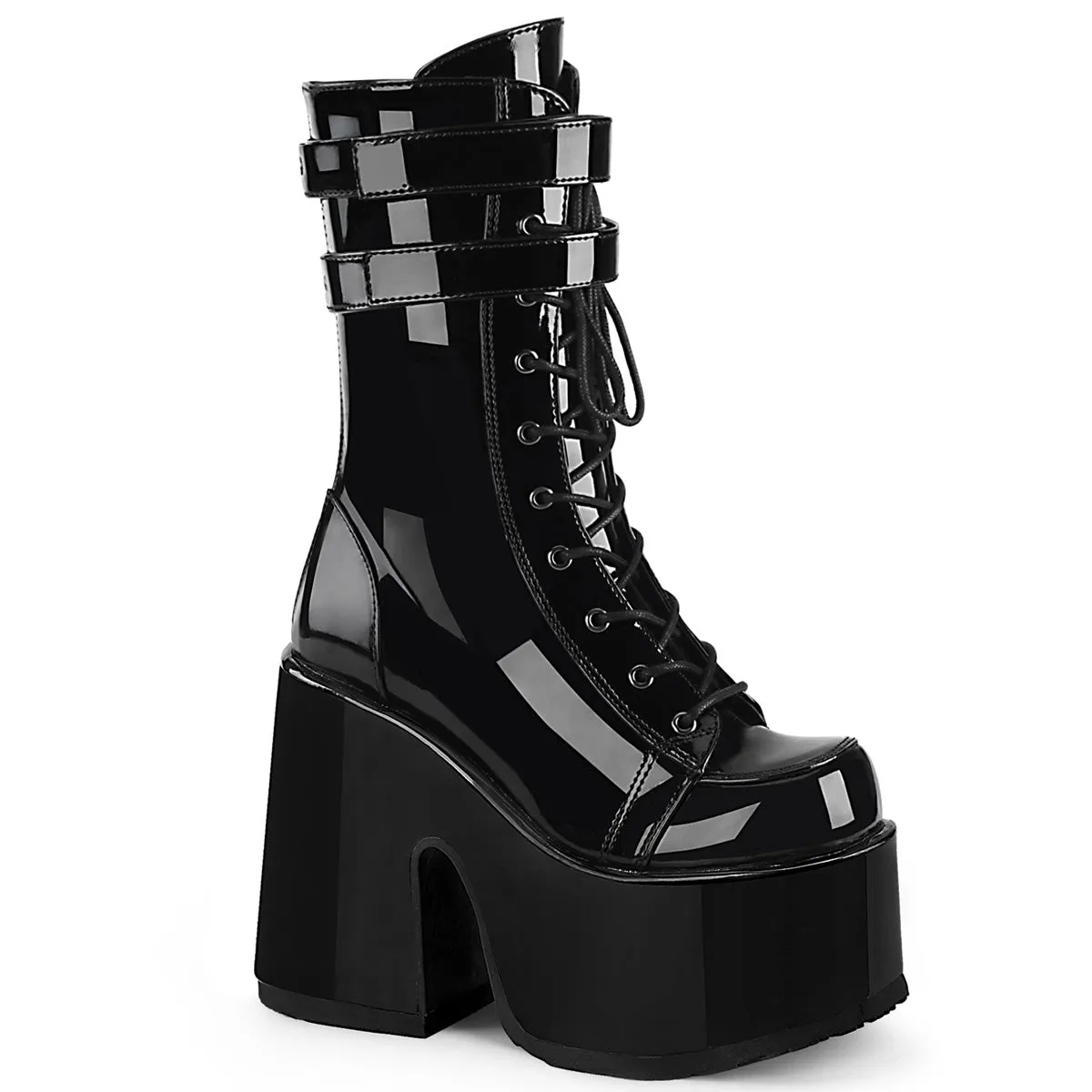 Demonia Camel-250-Black-Size 10-Clearance sold by Shoe Freaks