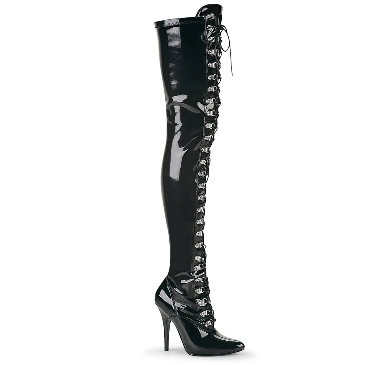 Pleaser Seduce-3024-Black-Size 10-Clearance sold by Shoe Freaks