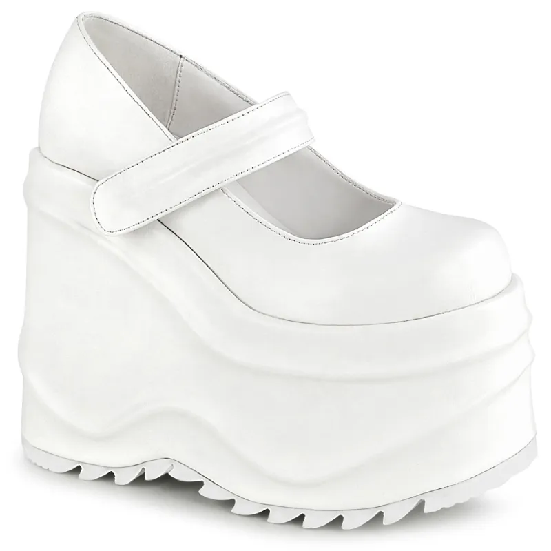 Demonia Wave-32-White-Size 9-Clearance sold by Shoe Freaks