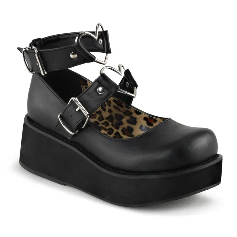 Demonia Sprite-02-Black-Size 10-Clearance sold by Shoe Freaks