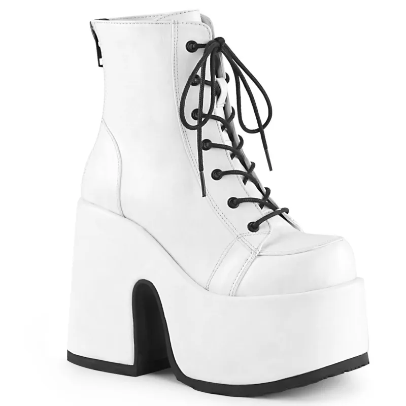 Demonia Camel-203-White-Size 11-Clearance sold by Shoe Freaks