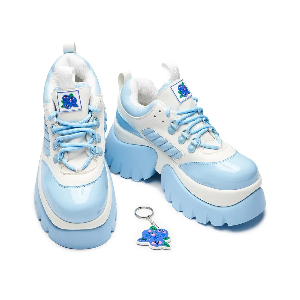 Blueberry Smoothie Trainers-Blue-Size 5-Clearance sold by Shoe Freaks product image thumbnail 3