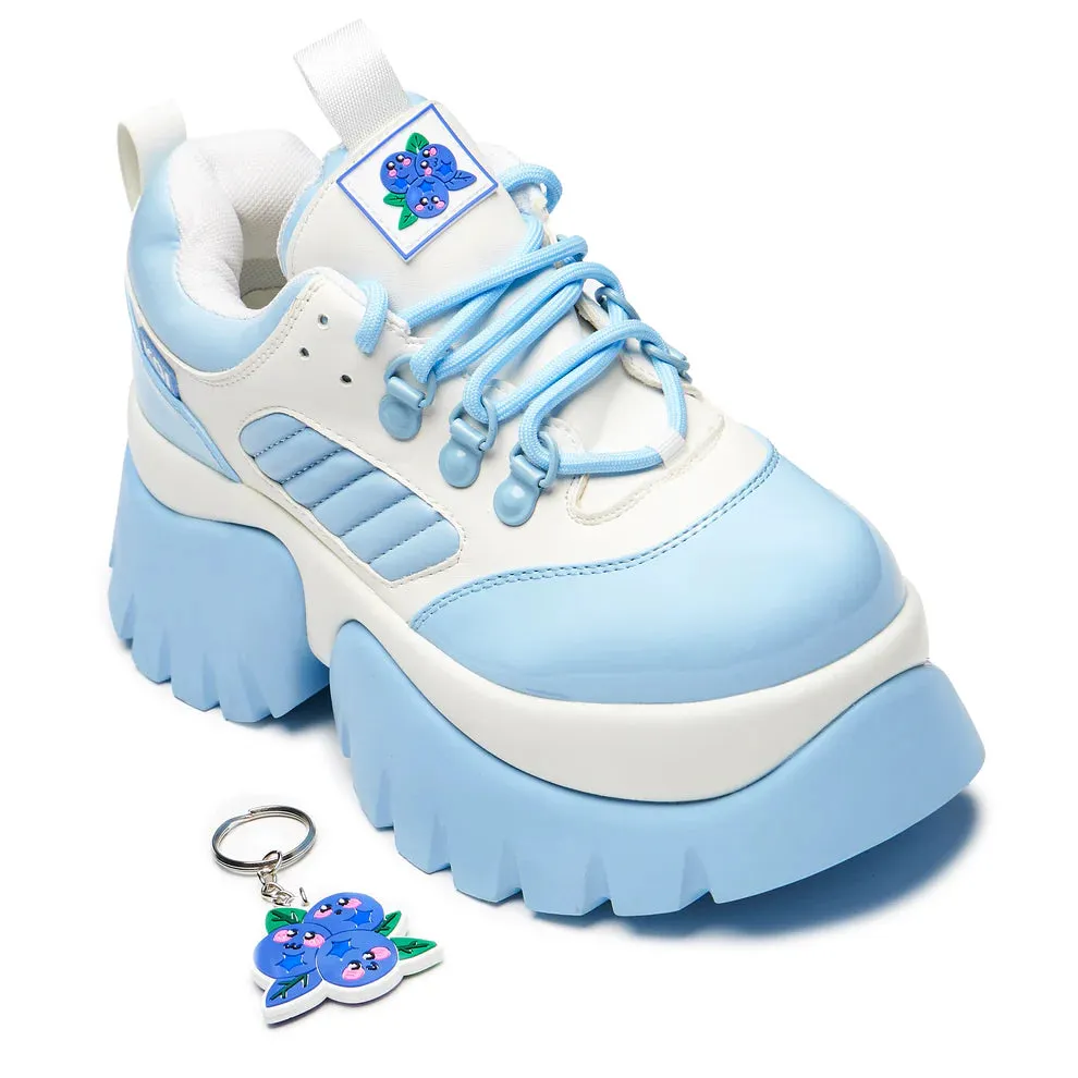 Blueberry Smoothie Trainers-Blue-Size 5-Clearance sold by Shoe Freaks product image thumbnail 5