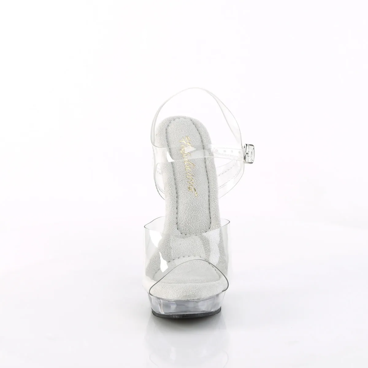 Fabulicious Sultry-608-Clear/Clear-Size 7-Clearance sold by Shoe Freaks product image thumbnail 2
