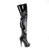 Pleaser Delight-3027-Black-Red-Size 9-Clearance sold by Shoe Freaks