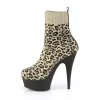 Pleaser Delight-1002LP-Leopard -Size 6-Clearance sold by Shoe Freaks