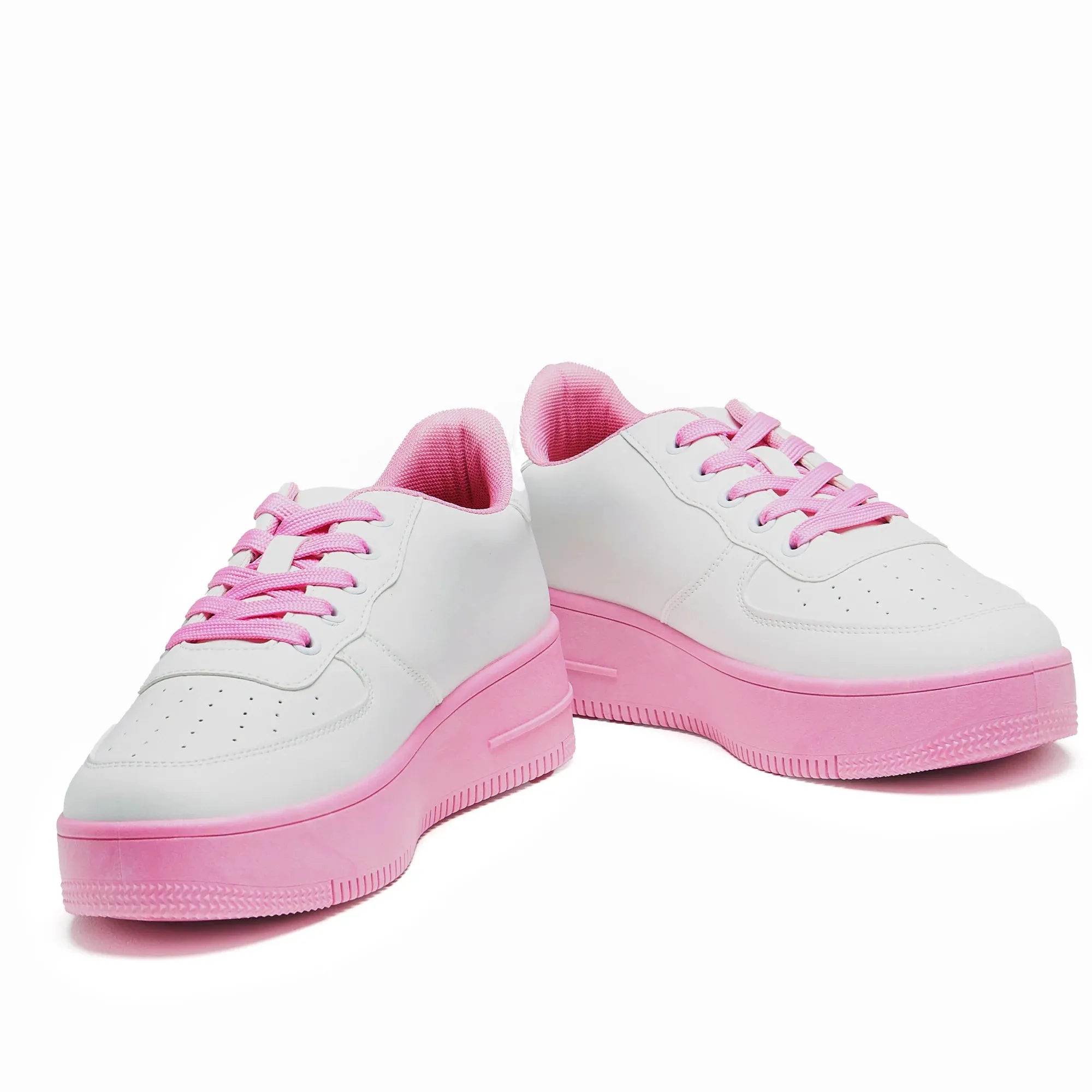 Morning Sakura Platform Trainers - White sold by Shoe Freaks product image thumbnail 3