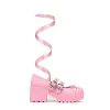 Miyako Lace Up Ballet Shoes - Pink sold by Shoe Freaks