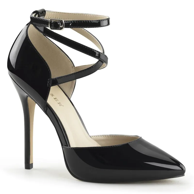 Pleaser Amuse-25-Black-Size 12-Clearance sold by Shoe Freaks