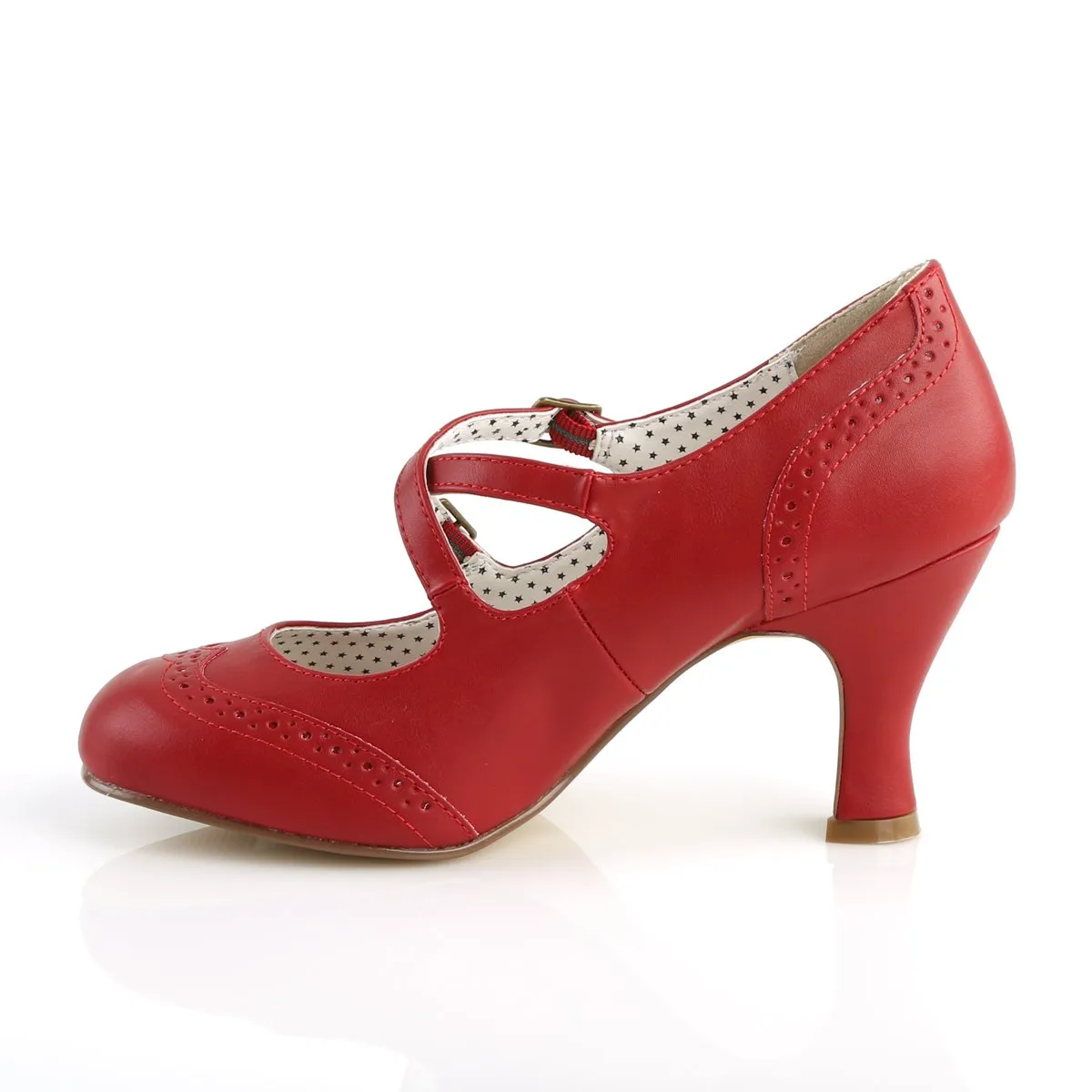 Pin Up Couture Flapper-35-Red-Size 8-Clearance sold by Shoe Freaks product image thumbnail 3