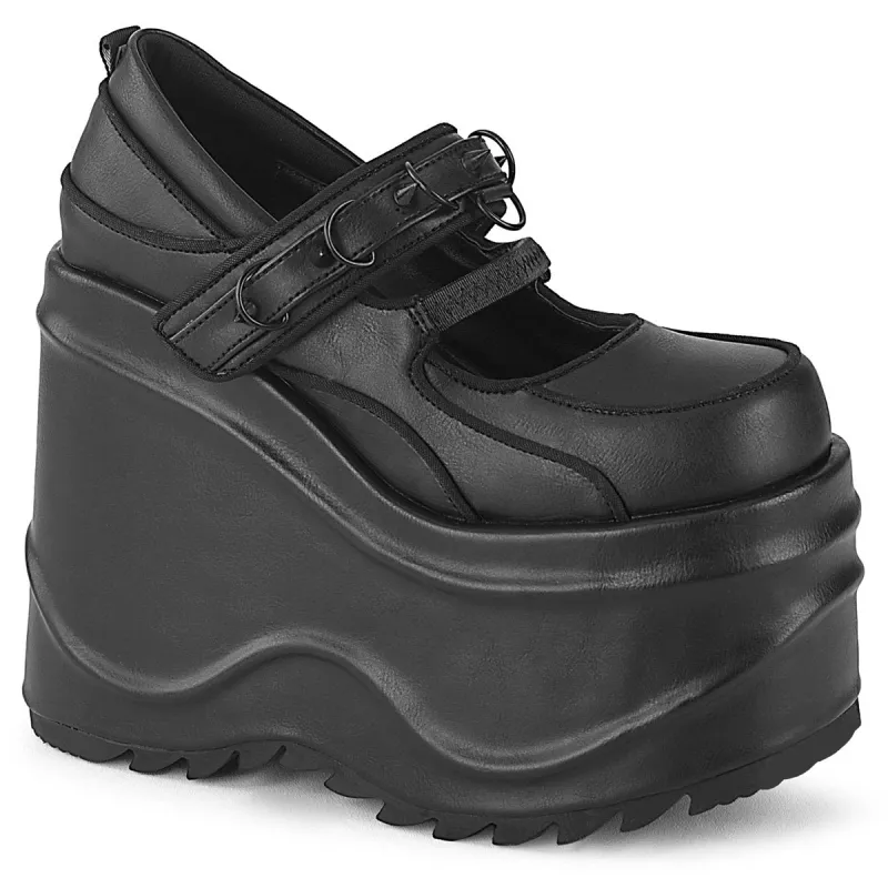 Demonia Wave-48-Black-Size 10-Clearance sold by Shoe Freaks