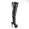 Pleaser Adore-3017-Black-Size 7-Clearance sold by Shoe Freaks