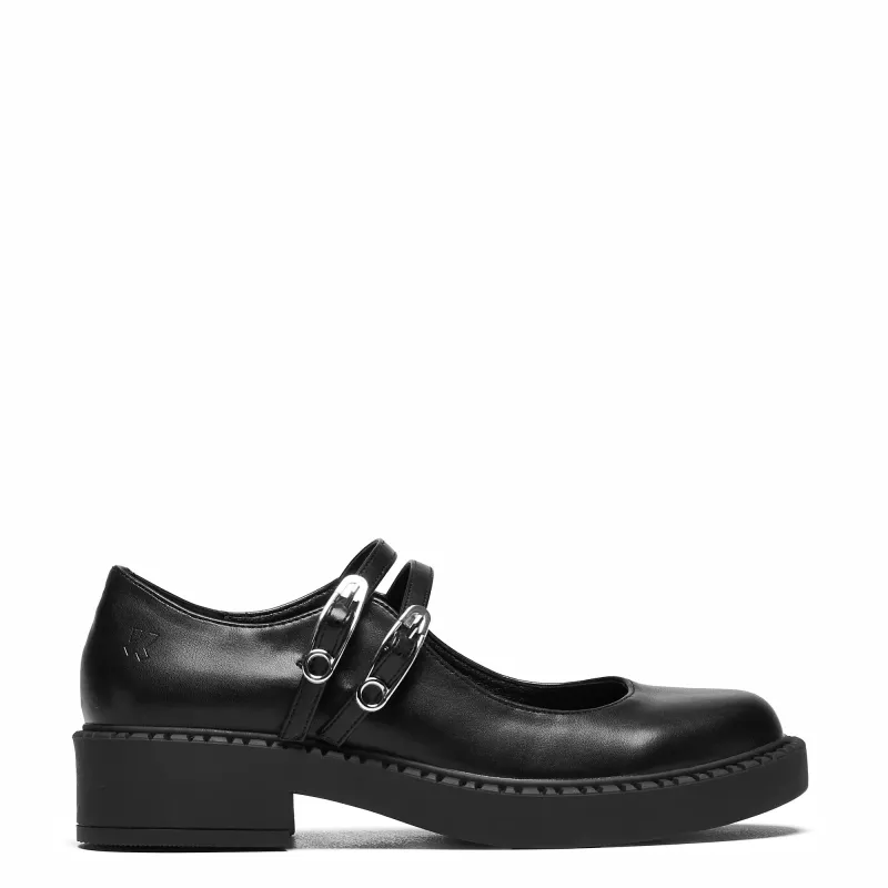 Vagar Safety Pin Tale Mary Janes sold by Shoe Freaks