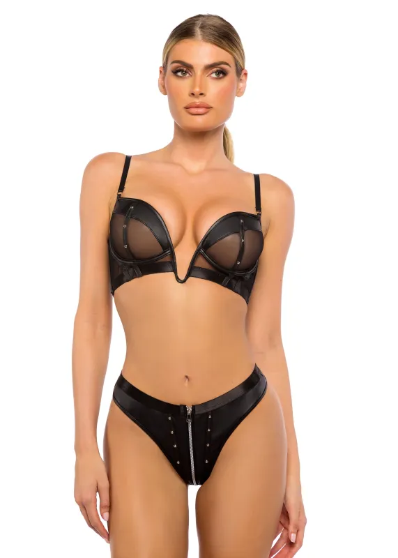 Lust & Leather 2-Piece Short Set sold by Shoe Freaks