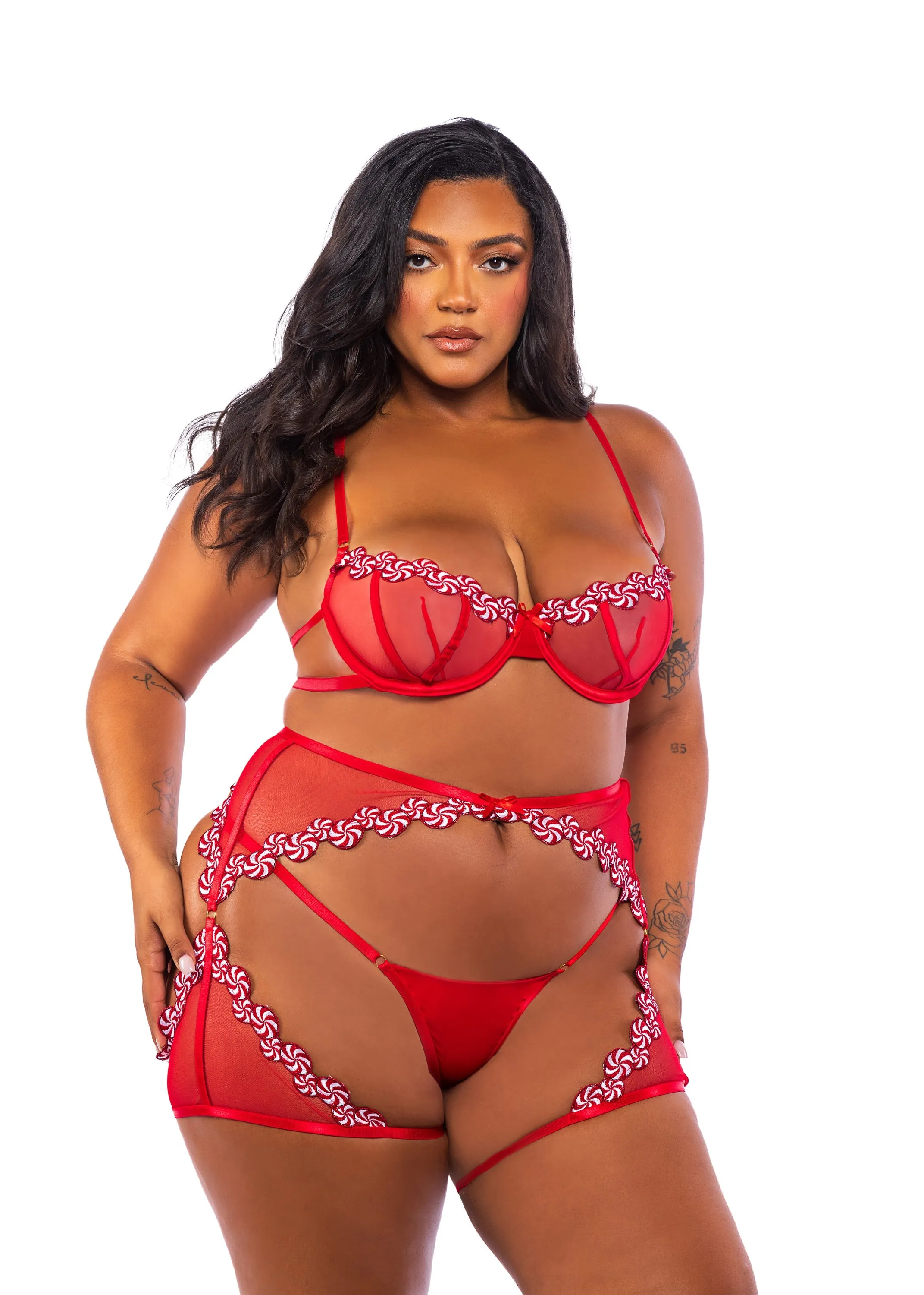 Peppermint Kiss 3-Piece Chaps Set sold by Shoe Freaks product image thumbnail 3