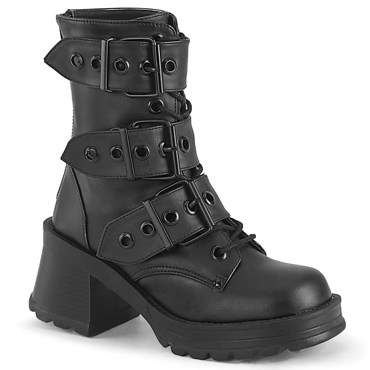 Demonia Bratty-118-Black-Size 12-Clearance sold by Shoe Freaks